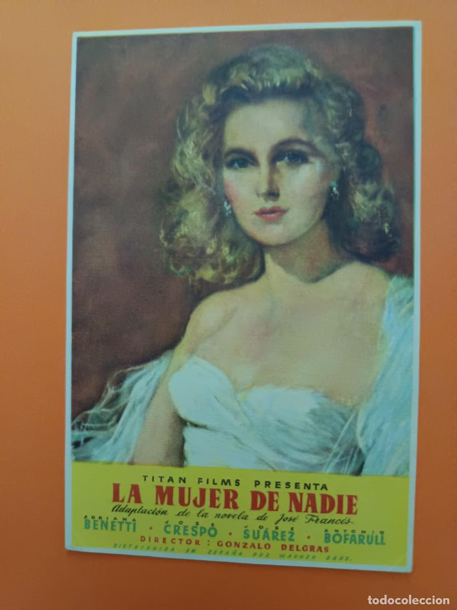 Cine: PROGRAMA DE CINE LA MUJER DE NADIE JOSE SUAREZ - Foto 1