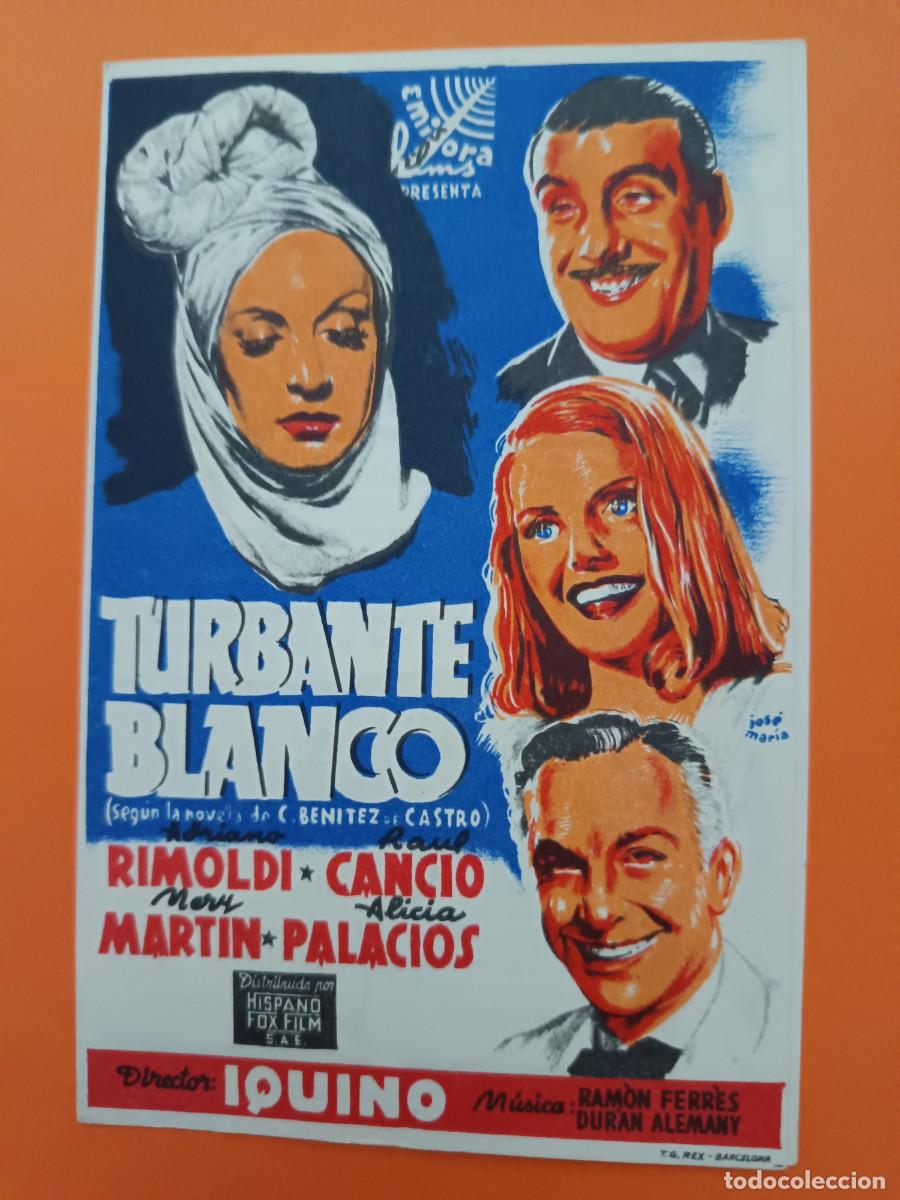 Cine: PROGRAMA DE CINE TURBANTE BLANCO ADRIANO RIMOLDI - Foto 1