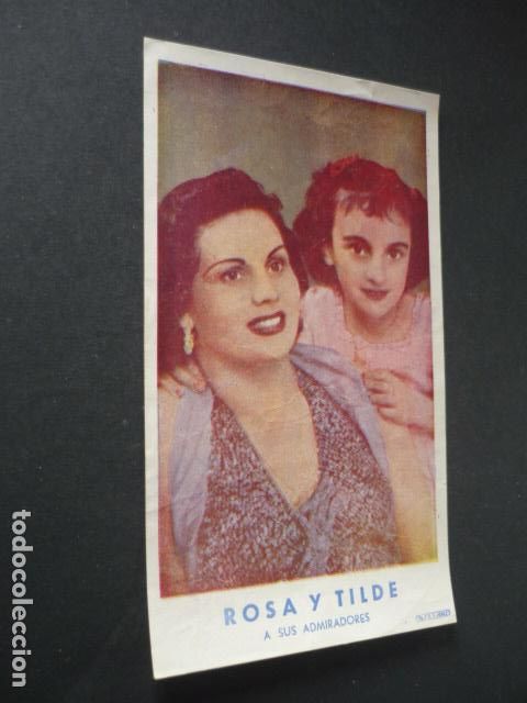  Foglietti di film di film antichi di cinema: ROSA Y TILDE PROGRAMA DE CINE SIN PUBLICIDAD