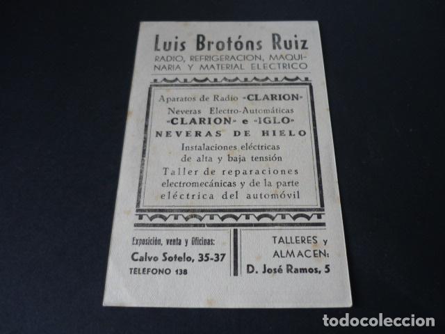 Cine: ISABEL DE POMES PROGRAMA DE CINE CON PUBLICIDAD LUIS BROTONS ELCHE ALICANTE - Foto 2