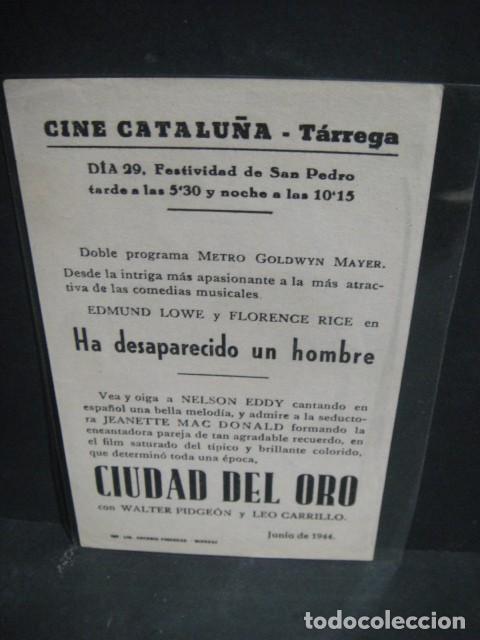 Cine: ciudad del oro - cine catalu&ntilde;a , tarrega - Foto 2