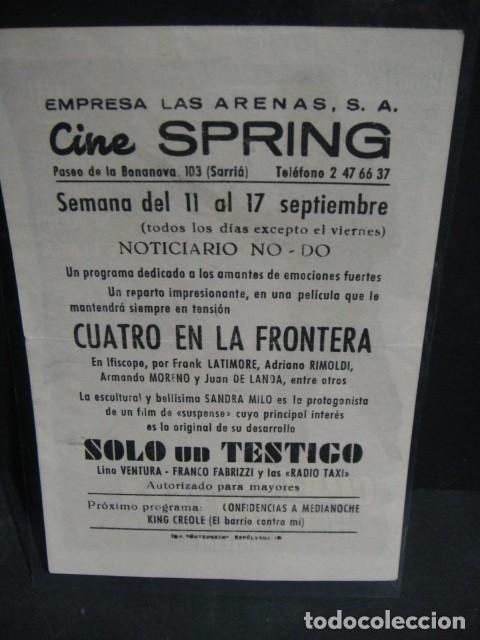 Cine: cuatro en la frontera - cine spring , sarri&agrave; - Foto 2