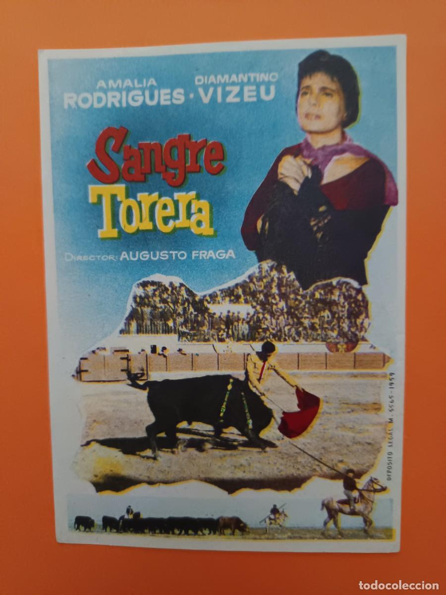Cine: PROGRAMA DE CINE SANGRE TORERA AMALIA RODRIGUES - Foto 1