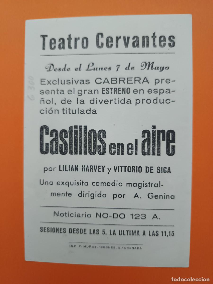 Cine: PROGRAMA DE CINE CASTILLOS EN EL AIRE VITTORIO DE SICA - Foto 2