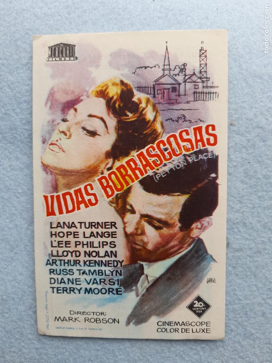 Kino: Vidas Borrascosas. Lana Turner. Hope Lange. Lee Philips. Arthur Kennedy.