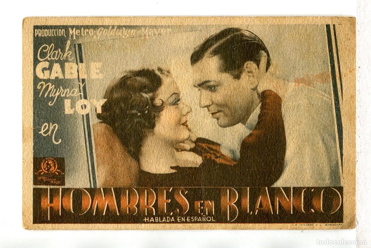 Cine: HOMBRES EN BLANCO, con Clark Gable. - Foto 1