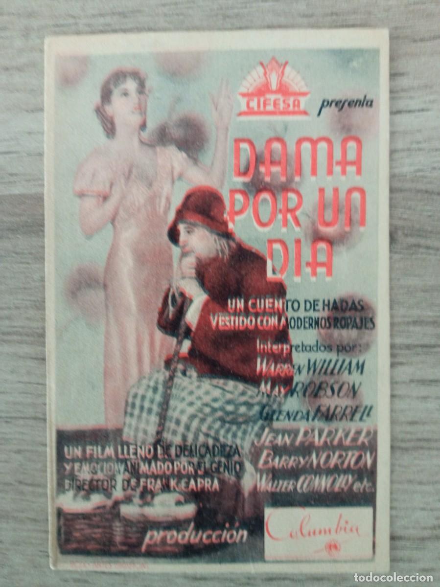 Cine: DAMA POR UN D&Iacute;A, FRANK CAPRA - Foto 1