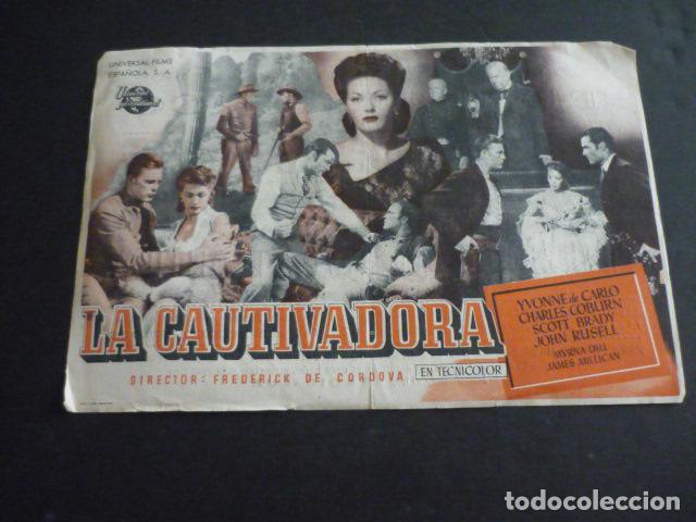 Cine: LA CAUTIVADORA PROGRAMA DE CINE CON PUBLICIDAD TEATRO CIRCO - Foto 1