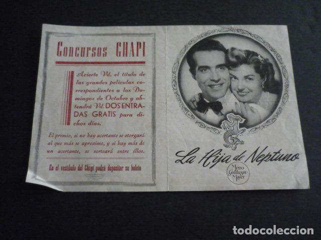 Cine: LA HIJA DE NEPTUNO PROGRAMA DE CINE CON PUBLICIDAD CONCURSOS CHAP&Iacute; - Foto 2
