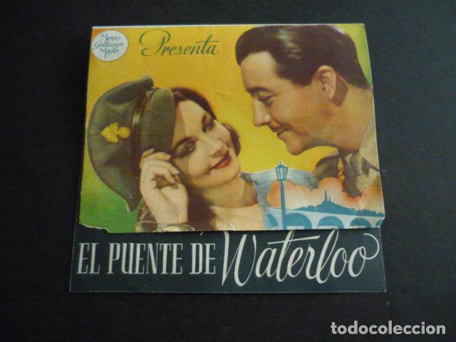 Cine: EL PUENTE DE WATERLOO PROGRAMA DE CINE SIN PUBLICIDAD - Foto 1