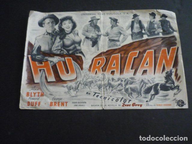 Cine: HURACAN PROGRAMA DE CINE CON PUBLICIDAD TEATRO CIRCO - Foto 1