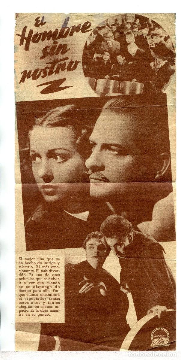 Cine: EL HOMBRE SIN ROSTRO, con Rod La Roque - Foto 2