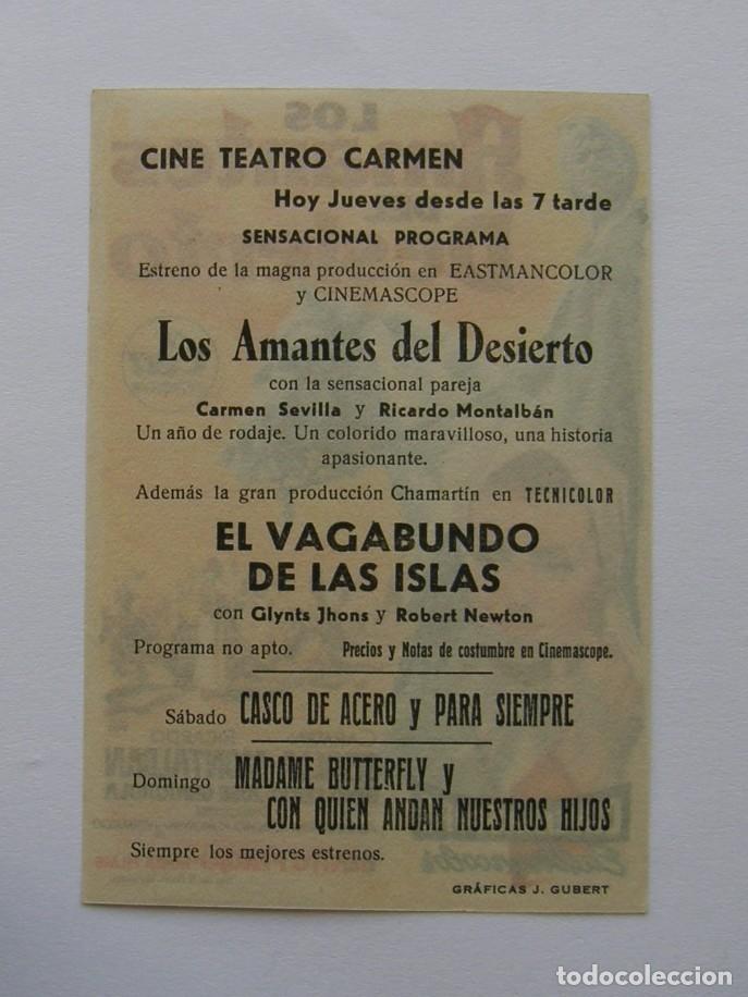 Cine: PROGRAMA DE CINE LOS AMANTES DEL DESIERTO - Foto 2