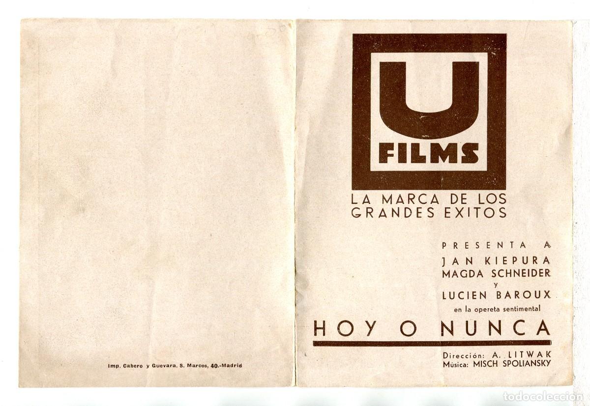Cine: HOY O NUNCA, con Magda Schneider. - Foto 1