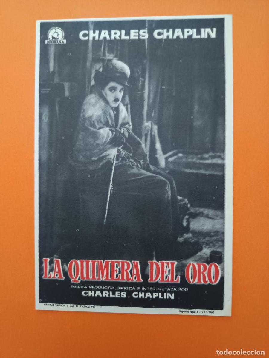 Cine: PROGRAMA DE CINE LA QUIMERA DE ORO CHARLES CHAPLIN - Foto 1