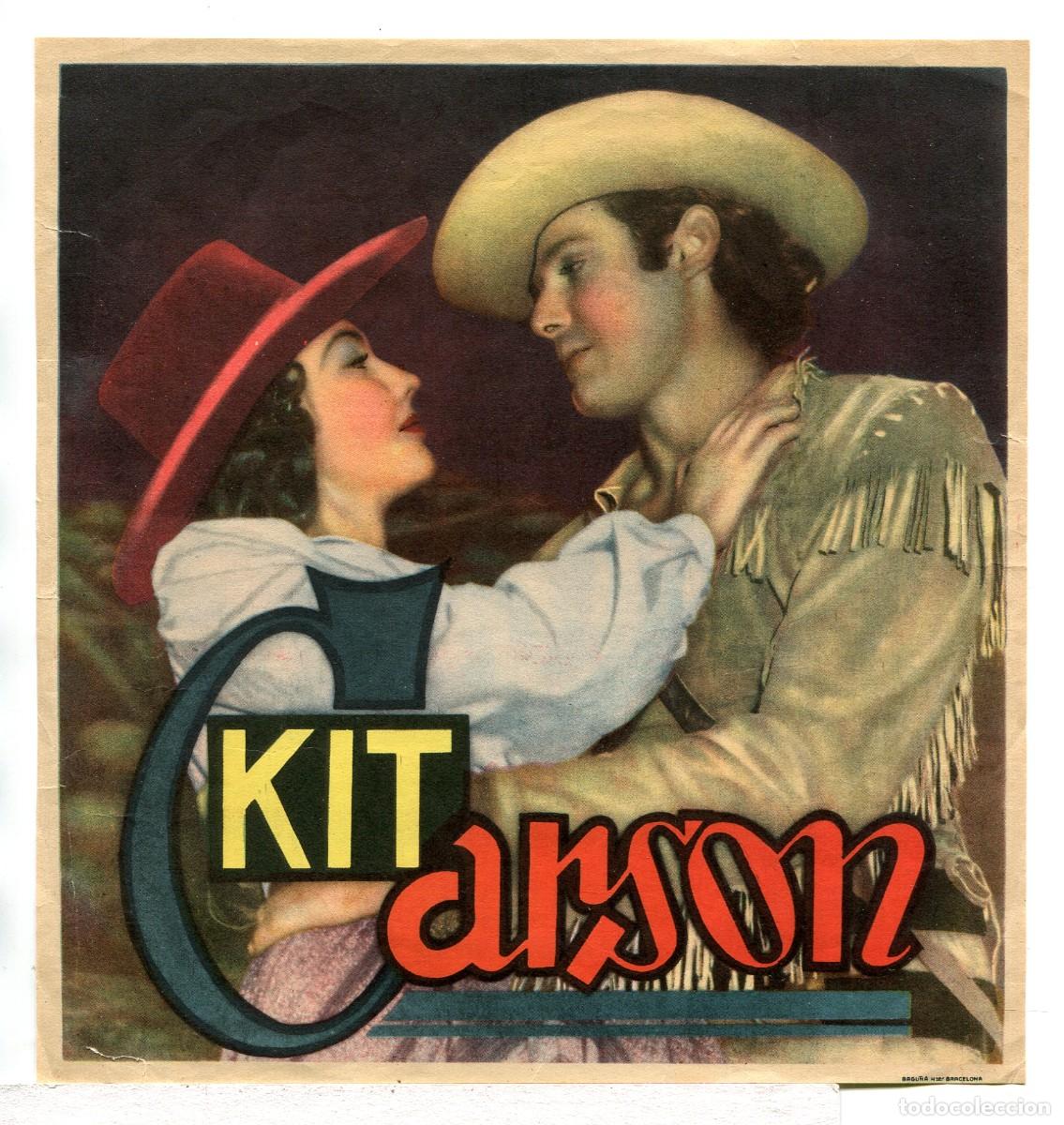 Cine: KIT CARSON, con John Hall. 19 X 20 cms. - Foto 1