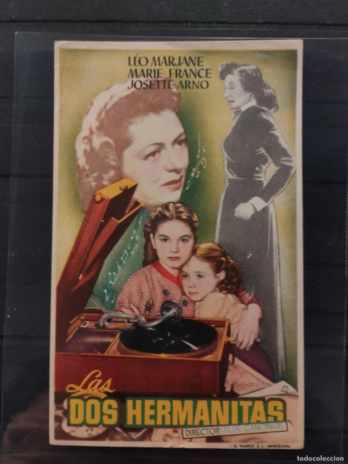 Cine: FOLLETO DE CINE. LAS DOS HERMANITAS. - Foto 1