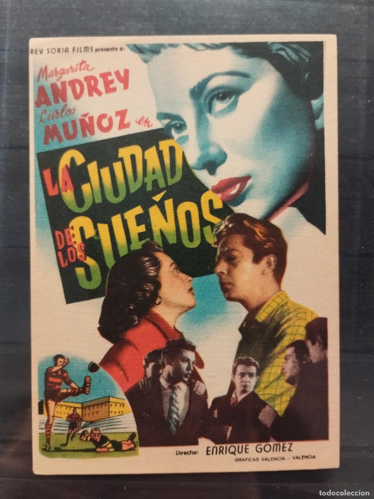 Cine: FOLLETO DE CINE. LA CIUDAD DE LOS SUE&Ntilde;OS. SIN IMPRIMIR REVERSO