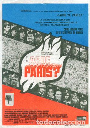 Cine: ARDE PAR&Iacute;S (sin publicidad) - Foto 1