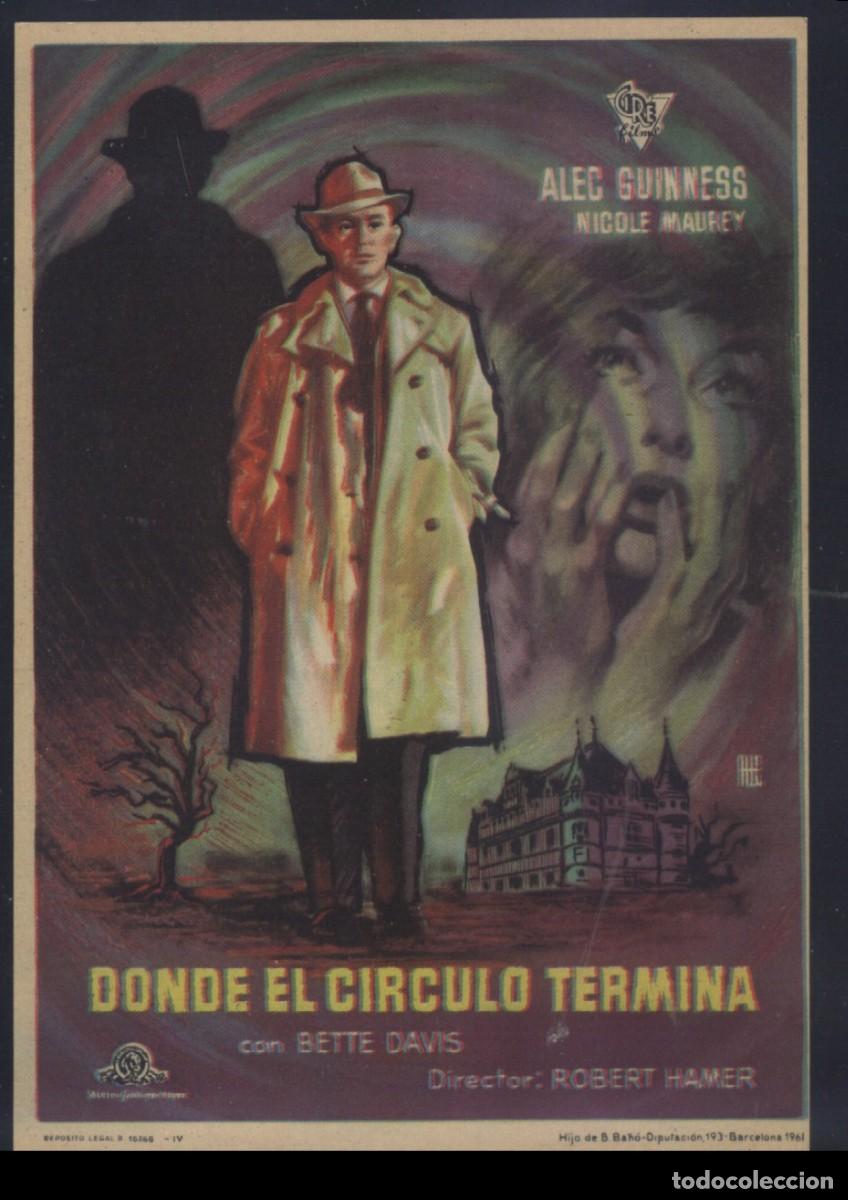 Cine: Q-11702- DONDE EL CIRCULO TERMINA (The Scapegoat) Alec Guinness - Bette Davis