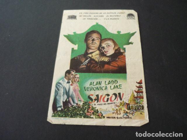 Cine: SAIGON PROGRAMA DE CINE CON PUBLICIDAD TEATRO CIRCO BARCELONA - Foto 1