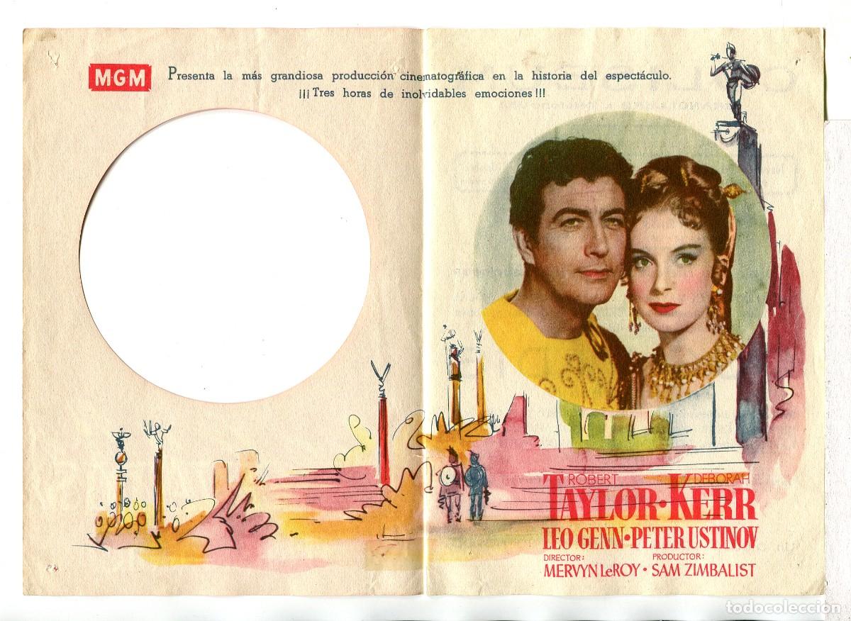 Cine: QUO VADIS, con Robert Taylor. - Foto 2