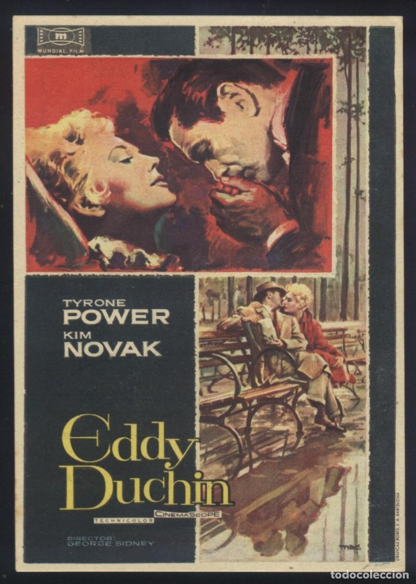 Folhetos de m&atilde;o de filmes antigos de cinema: Q-11404- Eddy Duchin (The Eddy Duchin Story) (CINE CONSULADO - BILBAO) Tyrone Power