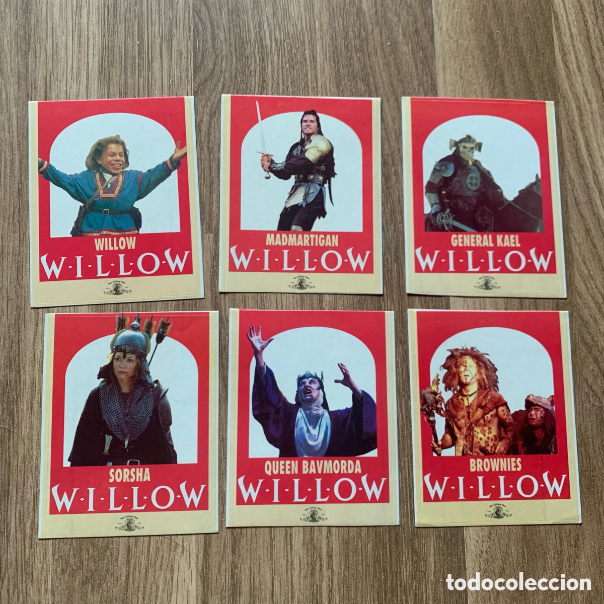 Cine: Set completo de pegatinas del estreno de la pel&iacute;cula willow - Foto 1