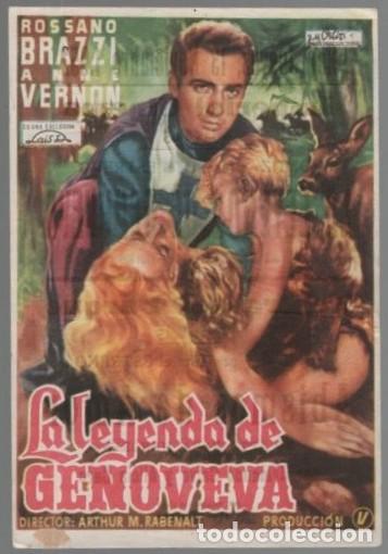 Cine: PROGRAMA DE CINE: LA LEYENDA DE GENOVEVA PC-11106 - Foto 1