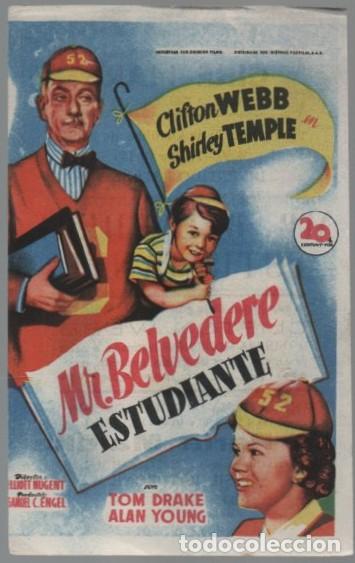 Cine: PROGRAMA DE CINE: MR BELVEDERE ESTUDIANTE PC-11108 - Foto 1