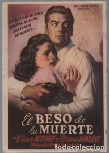 Cine: PROGRAMA DE CINE: EL BESO DE LA MUERTE PC-11117 - Foto 1