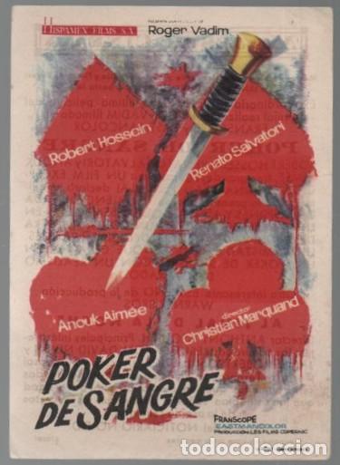 Cine: PROGRAMA DE CINE: POKER DE SANGRE PC-11119 - Foto 1