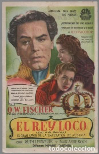 Cine: PROGRAMA DE CINE: EL REY LOCO PC-11125 - Foto 1