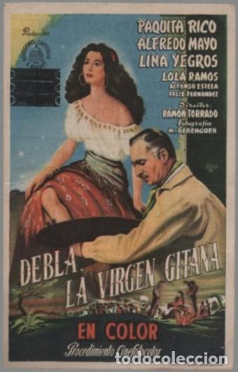 Cine: PROGRAMA DE CINE: DEBLA LA VIRGEN GITANA PC-11132 - Foto 1