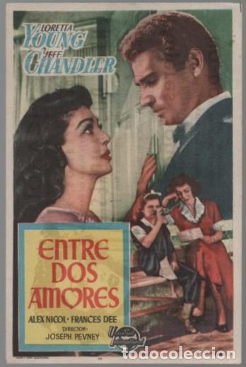 Cine: PROGRAMA DE CINE: ENTRE DOS AMORES PC-11133 - Foto 1
