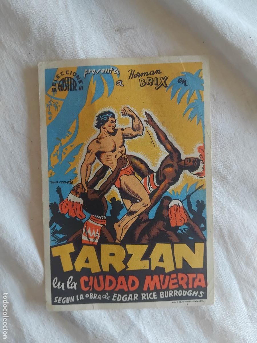 Cine: PROGRAMA DE CINE TARZAN EN LA CIUDAD MUERTA. MONUMENTAL.