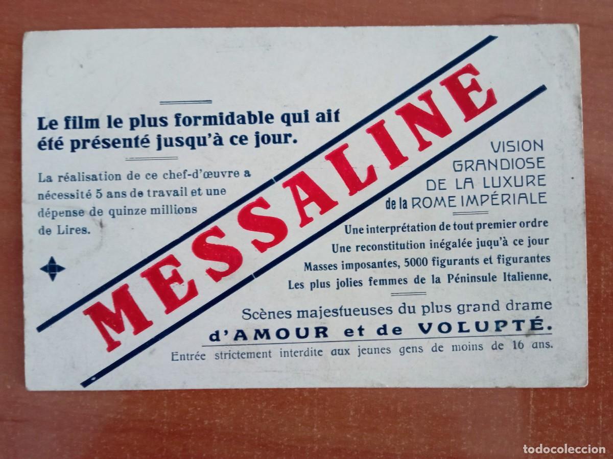 Cine: MESSALINE, TARJETA FRANCESA DE CINE - Foto 2