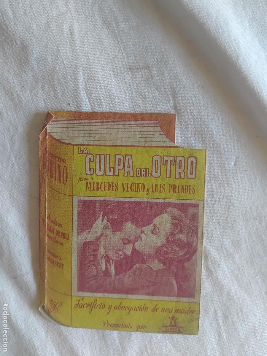 Cine: PROGRAMA DE CINE TROQUELADO DOBLE. LA CULPA DEL OTRO. SALON CATALU&Ntilde;A.