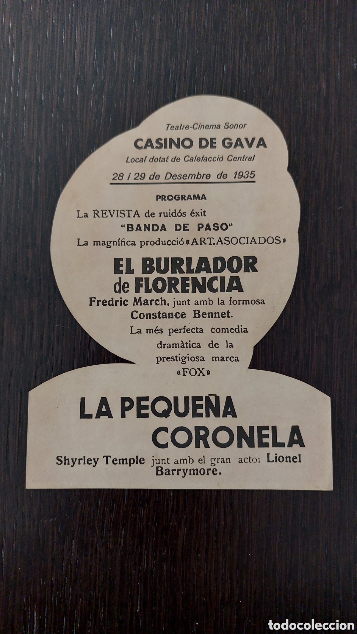 Cine: Programa troquelado facs&iacute;mil La Peque&ntilde;a Coronela, Shirley Temple - Foto 2