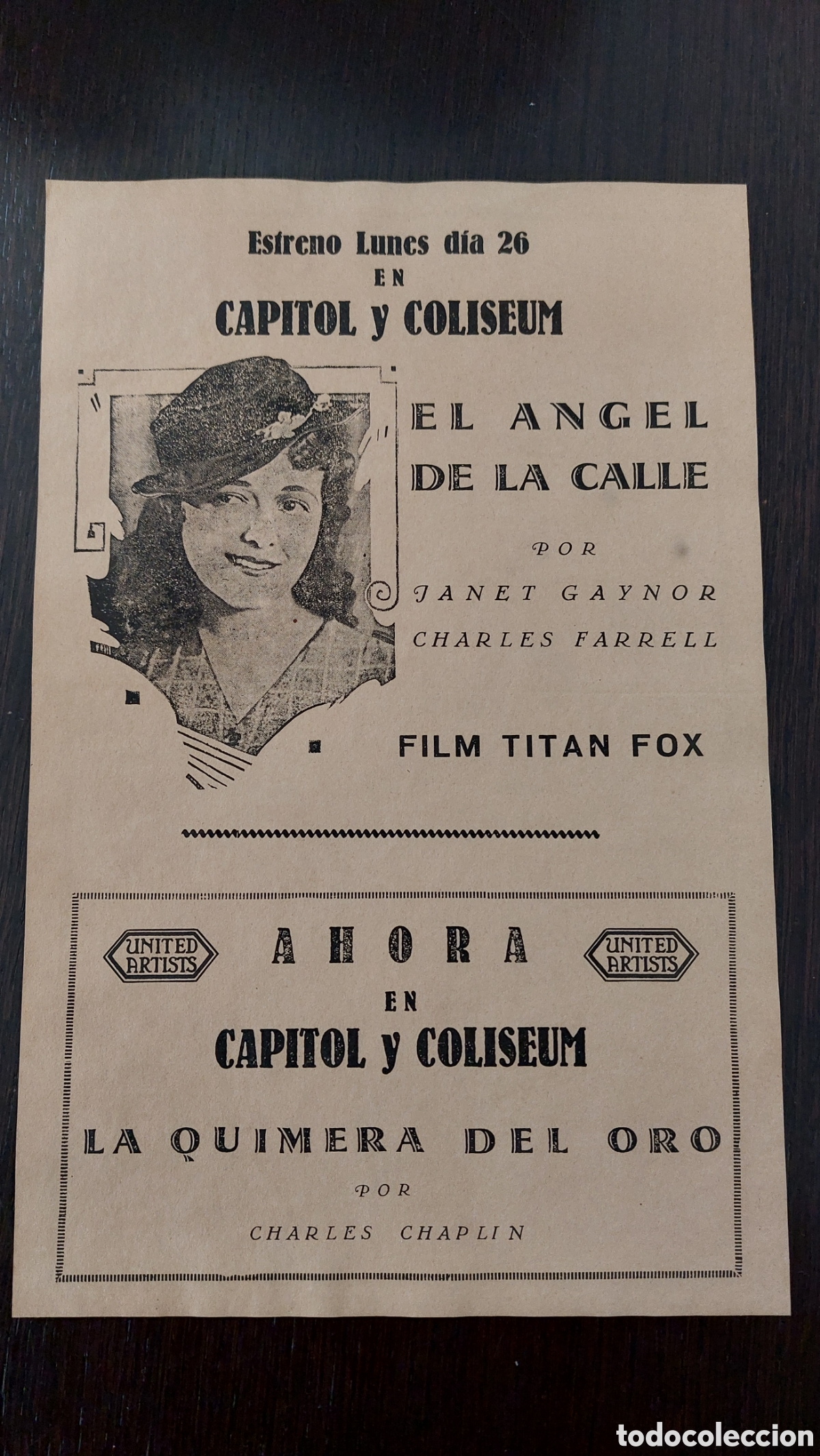Cine: Programa grande facs&iacute;mil La quimera del oro , Charles Chaplin - Foto 2