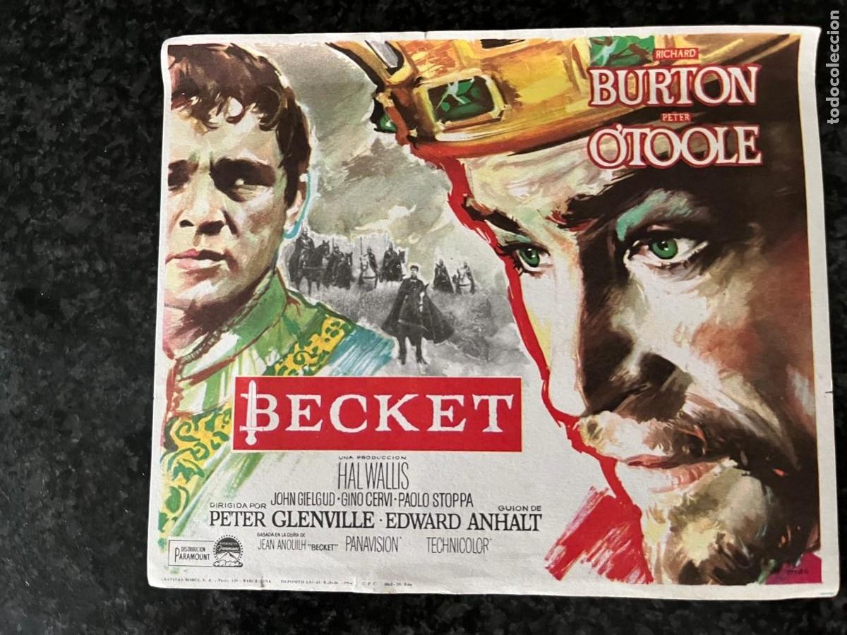 Cine: folleto Becket sin publicidad - Foto 1