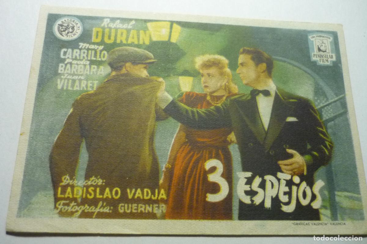 Cine: PROGRAMA 3 ESPEJOS RAFAEL DURAN.ALHAMBRA ZARAGOZA - Foto 1