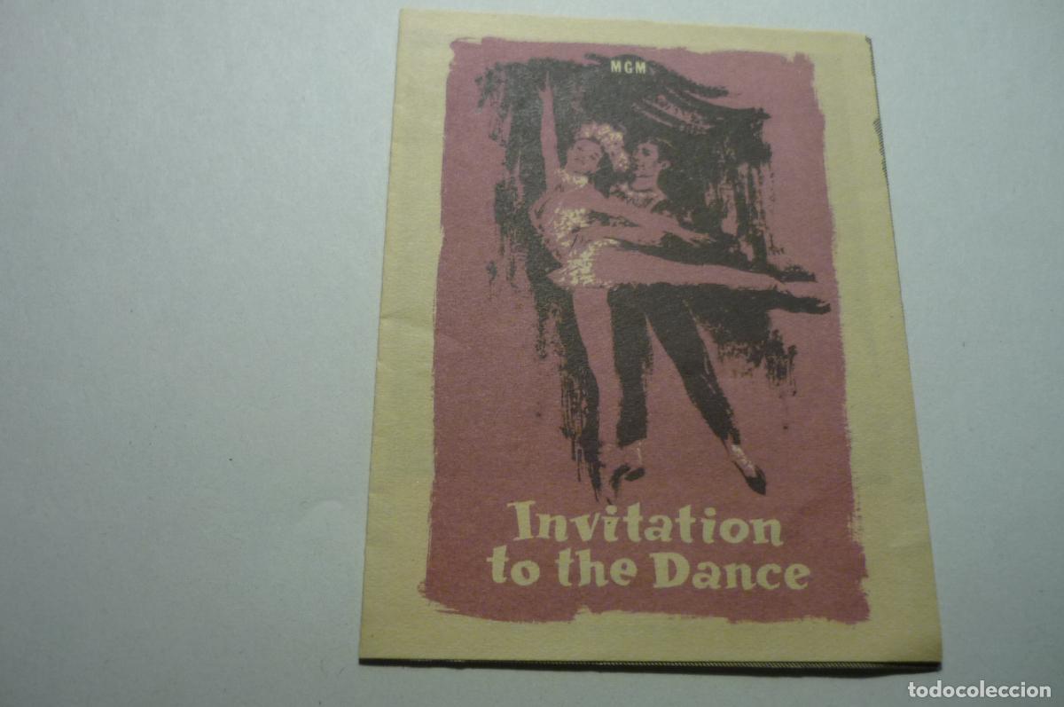 Cine: PROGRAMA TRIPTICO INVITATION TO THE DANCE PUBLICIDAD - Foto 1