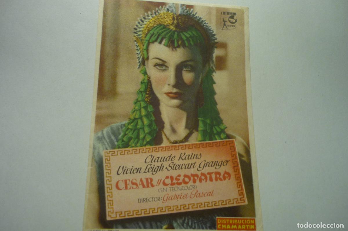 Cine: PROGRMA CESAR Y CLEOPATRA,.CLAUDE RAINS - Foto 1