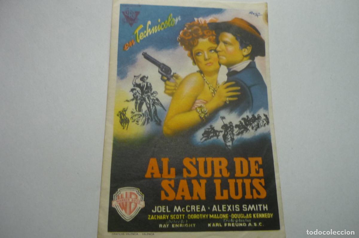 Cine: PROGRAMA ALSUR DE S.LUIS -JOL MC CREA