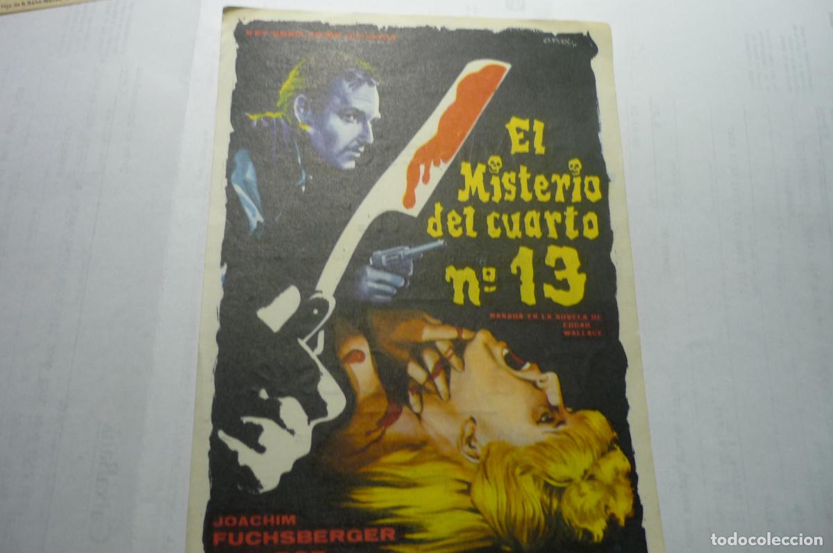 Cine: programa el misterio el cuarto n&ordm; 13.- bartrina .reus - Foto 1