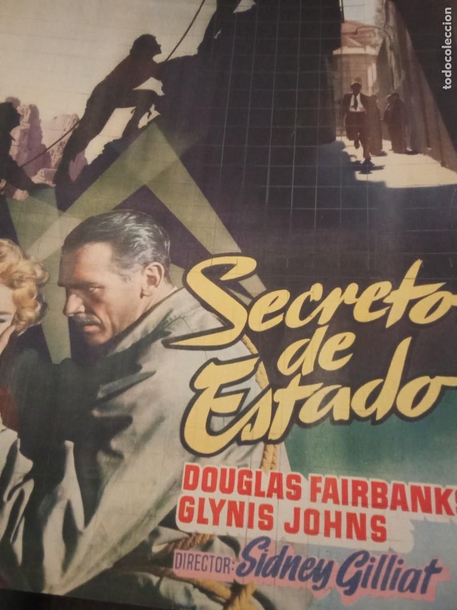 Cine: Secreto de estado douglas fairbanks Glynis johns director sidney gilliat.