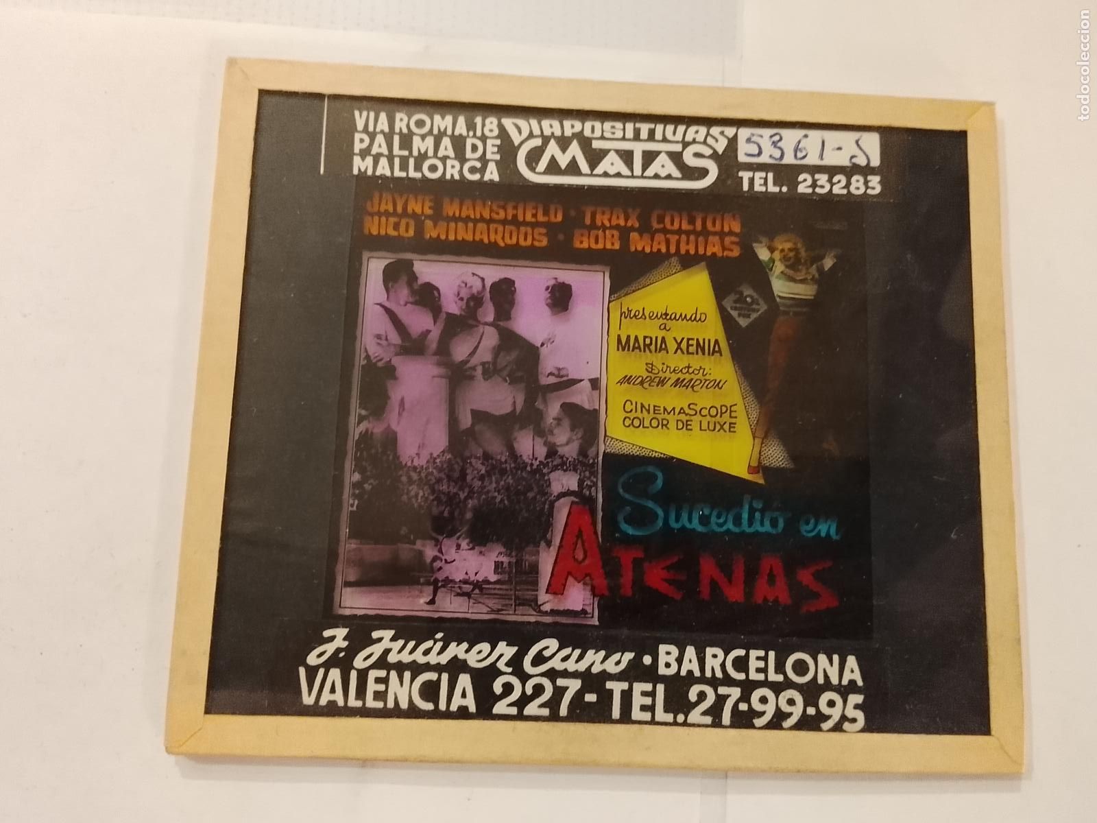 Cine: SUCEDIO EN ATENAS-MARIA XENIA-DIAPOSITIVAS DE CRISTAL MATAS-CINE-VER FOTOS