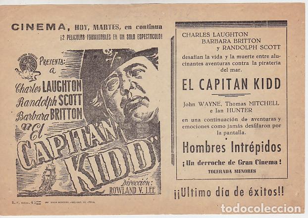 Cine: EL CAPIT&Aacute;N KIDD (local con publicidad) - Foto 1