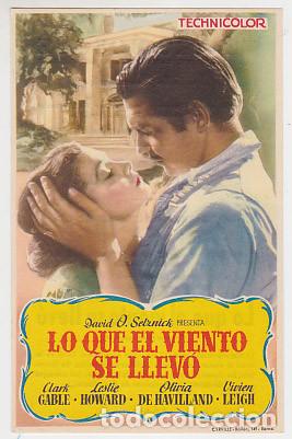 Cine: LO QUE EL VIENTO SE LLEVÓ (con publicidad)